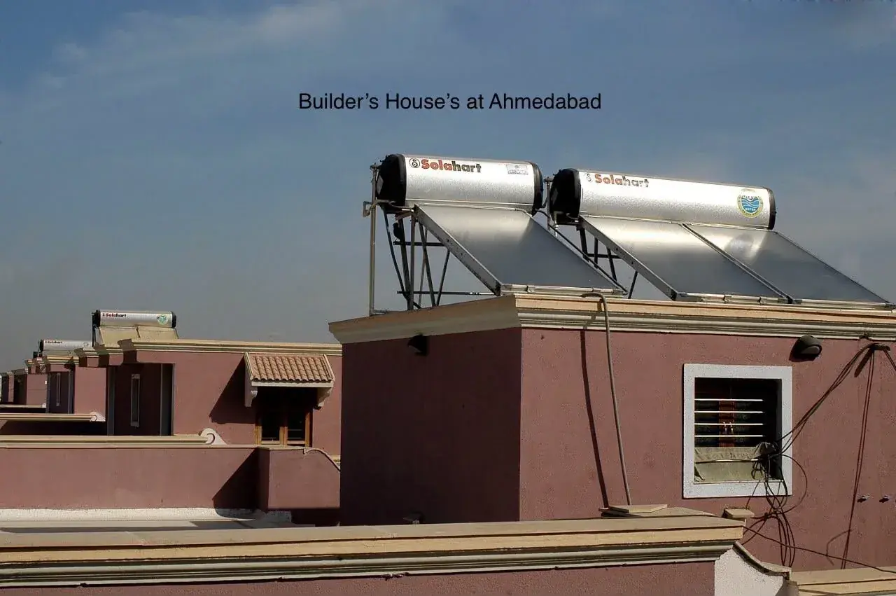 Cosmic India solar water heating and energy management project installation